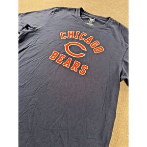 '47 Forty Seven Brand Chicago‎ Bears NFL Football Retro Navy T Shirt Mens XLarge